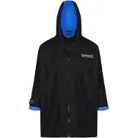 Regatta Kinder/Kinder verschoningsjas met rugprint (Zwart/Oxford Blauw)