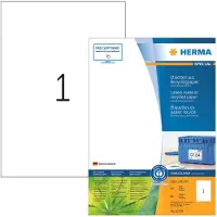 Herma Etiket recycling 10738 210x297mm 80stuks wit