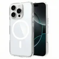 Accezz Xtreme Impact Backcover met MagSafe voor de Apple iPhone 16 Pro - Transparant
