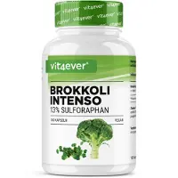 Vit4ever Broccoli-Extract - 180 Capsules - 1300 mg per Dagdosering - 13% Sulforafaan - Broccolikiemen - Hooggedoseerd - Vegan - Zonder onnodige Toevoegingen