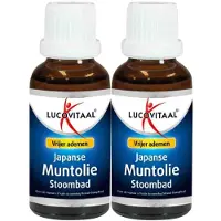 Lucovitaal 2x Japanse Muntolie Stoombad 30 Ml