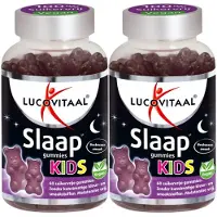 Lucovitaal 2x Slaap Gummies Kids Bosbessen 60 gummies