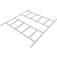 Pergart Vloerframe Tuinhuis Frankfurt Ii - Omvang 911 - 309x266x2,6cm