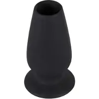 You2Toys - anale plug met tunnel - hol van binnen - zwart