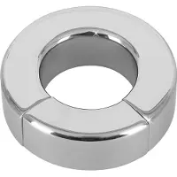 Fetish - Sextreme - zware magnetische zaadring en stretcher (341 g)