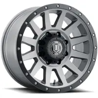 I.C.O.N. Compression HD 18x9 8x170 6mm Offset 5.25in BS Titanium Wheel