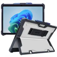 Accezz Rugged case met stand voor de Microsoft Surface Pro 9 / Pro 10 / Pro 11 / Pro 12 - 13 inch - Zwart