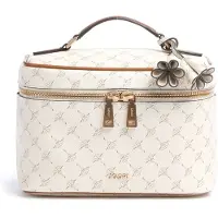 JOOP! Make up tas 'Cortina 1.0 Flora' donkerbeige / karamel / offwhite