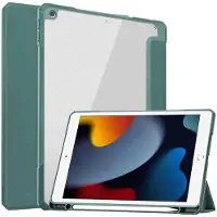 IMoshion Trifold Hardcase Bookcase voor de Apple iPad 9 (2021) 10.2 inch / iPad 8 (2020) 10.2 inch / iPad 7 (2019) 10.2 inch - Groen