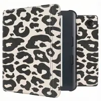 IMoshion Design Slim Hard Case Sleepcover met stand voor de Kobo Libra Colour - Leopard