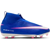 Nike Zoom Mercurial Superfly 10 Academy Gras / Kunstgras Voetbalschoenen (MG) Kids Blauw Wit Felroze