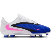 Nike Phantom 6 Low Club Gras / Kunstgras Voetbalschoenen (MG) Kids Blauw Wit Felroze