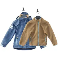 Ducksday Kinder 3-in-1 Jas – Winterjas, Zomer-/regenjas & Losse Fleece – Waterdicht & Winddicht – PFAS-vrij - Ranger - maat 146/152