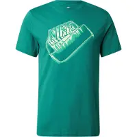 Nike Shirt 'FUTURA' geel / smaragd