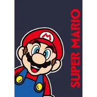 Super Mario Fleeceplaid Okey - 100 x 140 cm - Polyester
