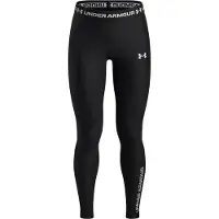 Under Armour Heatgear Graphic Leggings Zwart 10-12 Years Meisje