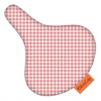 Bikecap Zadelhoes Checks pale pink | Fietszadelhoes - Fietszadeldek - Stof en waterafstotend