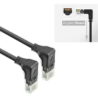 ACT DD5930, 0,15 meter, Cat6a, U/UTP (Twisted Pair), RJ-45 connector, RJ-45 connector, zwart