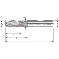 Rotec HSS-E vingerfrees, kort, ø4