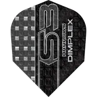 Harrows Dimplex S3 Black NO6 - Dart Flights