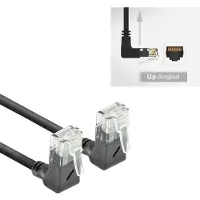 ACT DD6952, 0,25 meter, Cat6a, U/UTP (Twisted Pair), RJ-45 connector, RJ-45 connector, zwart