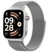 IMoshion Milanees magnetisch bandje voor de Xiaomi Smart Band 9 Pro / 8 Pro / Redmi Watch 6 / 5 / 4 - Zilver