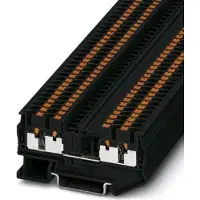 Phoenix Contact 3214424 Doorgangsklem 5.2 mm Spanveer Zwart 50 stuk(s)