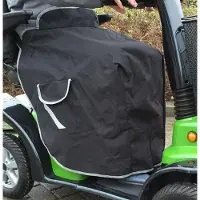 Oxford Scootmobiel Beenkleed - Rolstoel Deken - Universeel Schoots kleed - Wind- en Waterdicht met Warme Voering - Reflecterend & Verstelbare Rits - Zwart