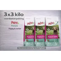 Prins ProCare Puppy & Junior - 3x 3kg Voordeelverpakking