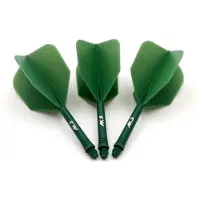 Cuesoul - Tero Flight System AK5 Rost Big Wing - Green - Dart Flights