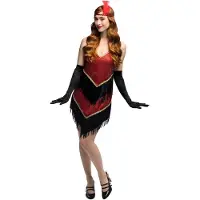 Boland - Kostuum Flapper Evelyn (44/46) - Volwassenen - Burlesque - 20s - Charleston - Gatsby - jaren 20 - Carnaval - Themafeest