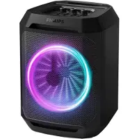 Philips Bluetooth Party Speaker TAX2208 – Karaoke – Feestverlichting – DBB Bass Boost – Tot 7 uur speeltijd-Zwart