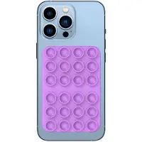 Rixus RXPH40LP Suction Cup Mirror Phone Holder Light Purple
