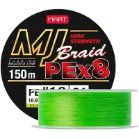Hart Mj Braided Line 150 M Groen 0.128 mm