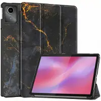 IMoshion Design Trifold Bookcase voor de Lenovo Tab M11 - Black Marble