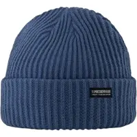 Poederbaas Muts Unisex Royal Rib Blue