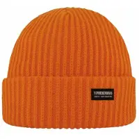 Poederbaas Muts Unisex Royal Rib Mandarin red