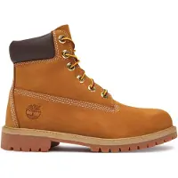 Timberland Kids Leren laarzen 6 Inch Premium geel (36), Leer, Plat, Veters, Casual, kinderkleding TB1129097131