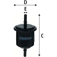 Valeo 728726 Brandstoffilter