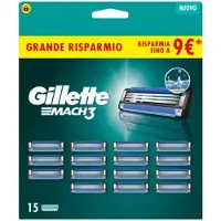 Gillette Mach3 - Navulmesjes - Voor Mannen - 15 Navulmesjes