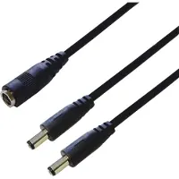 Bkl Electronic DC-verdeler Laagspanningsstekker - DC-koppeling 5.5 mm 2.5 mm 0.30 m 1 stuk(s) Single