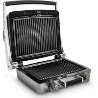Fritel Combi Grill CW 3628 - WaffleTastic Grilltoestel & Paninimaker - PFAS vrij - Elektrische Grill 20x26 cm - 1600W - Uitneembare Platen - 60' Timer