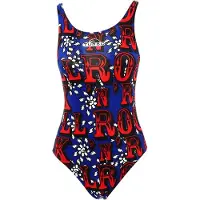 Turbo Rock Pro Resist Swimsuit Rood,Blauw 2XL Vrouw