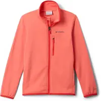 Columbia - Kid's Essential Hike Grid Fleece Full Zip - Fleecevest XL, rood