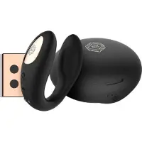 Kaalimato – C-Shape Vibrator met Luxe Oplaadcase – Zwart