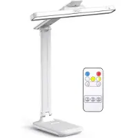 XO LED-lamp OZ07 met draadloze oplading, tot 36 uur batterijduur, afstandsbediening, wit