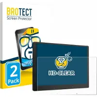BROTECT - Screenprotector voor Atoto X10 10" X10G211E - Folie Beschermfolie transparant 2 Stuks