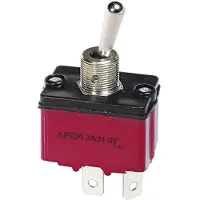 APEM 3646NF/2 3646NF/2 Tuimelschakelaar 250 V/AC 6 A 2x aan/aan Continu 1 stuk(s)