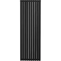 Monster Ovaal vormige radiator - 1800mm x 600mm - Zwart