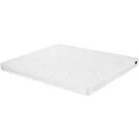 Vente-unique Set 120 x 200 cm bedbodem met opbergruimte, licht naturel + matras van schuim van 15 cm dik - DANAE II van YSMÉE
